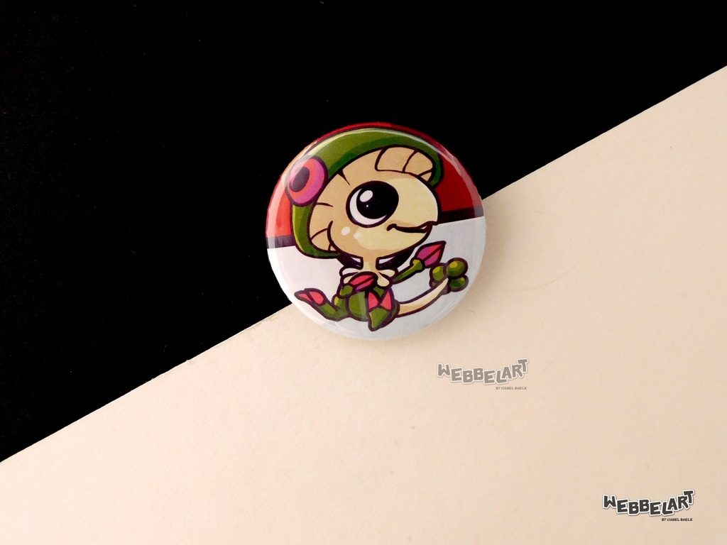 Button - Breloom - 38mm Badge - #286