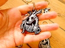 Skeleton Dragon - Black Acrylic keychain