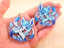 Pokemon Glaceon - Eeveelution fanart - Acrylic keychain