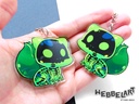 Pokemon Skeleton Bulbasaur - voodoo edition - Acrylic keychain