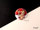 Button - Spinda - 38mm Badge - #327