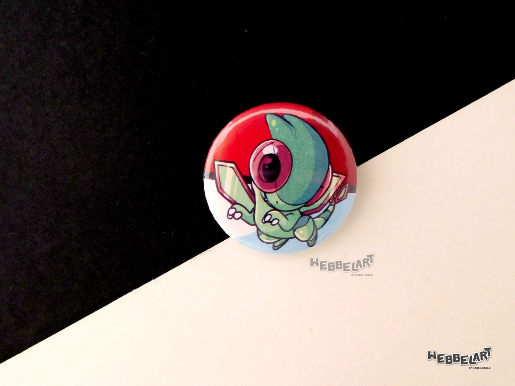 Button - Flygon - 38mm Badge - #330