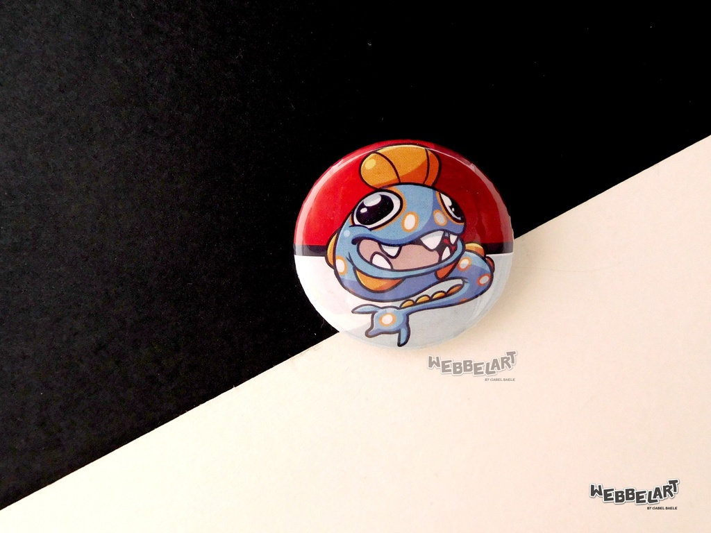 Button - Huntail - 38mm Badge - #367 (Button)