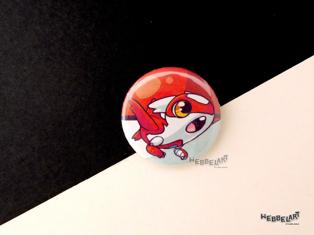 Button - Latias - 38mm Badge - #380 (Button)