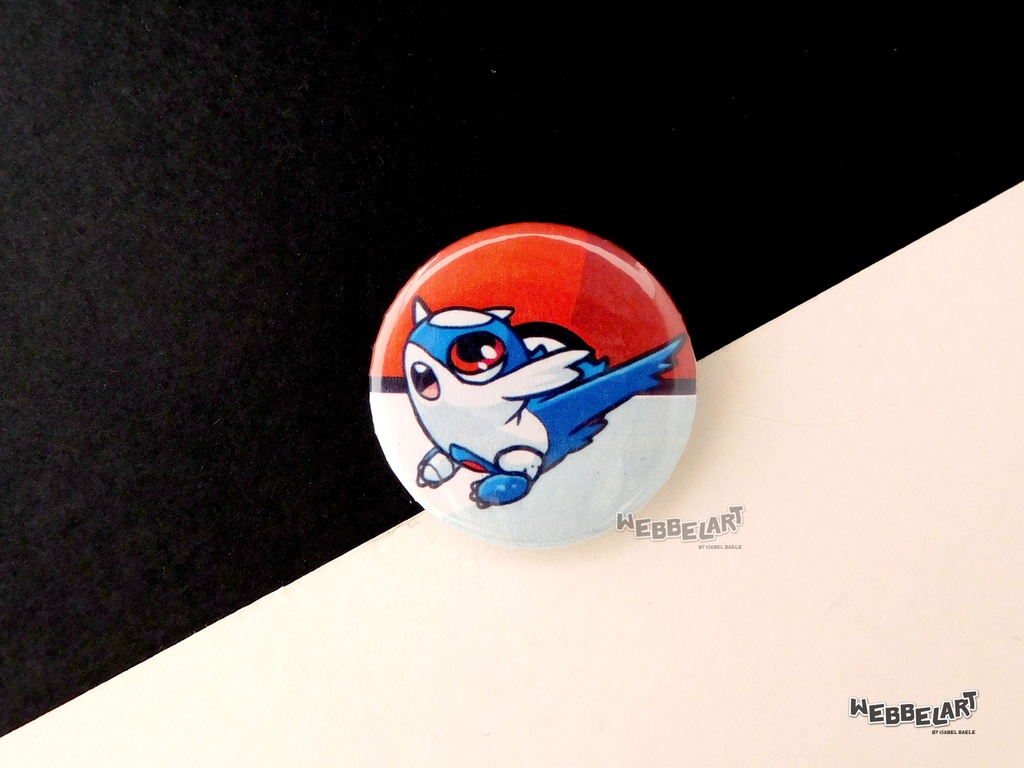 Button - Latios - 38mm Badge - #381