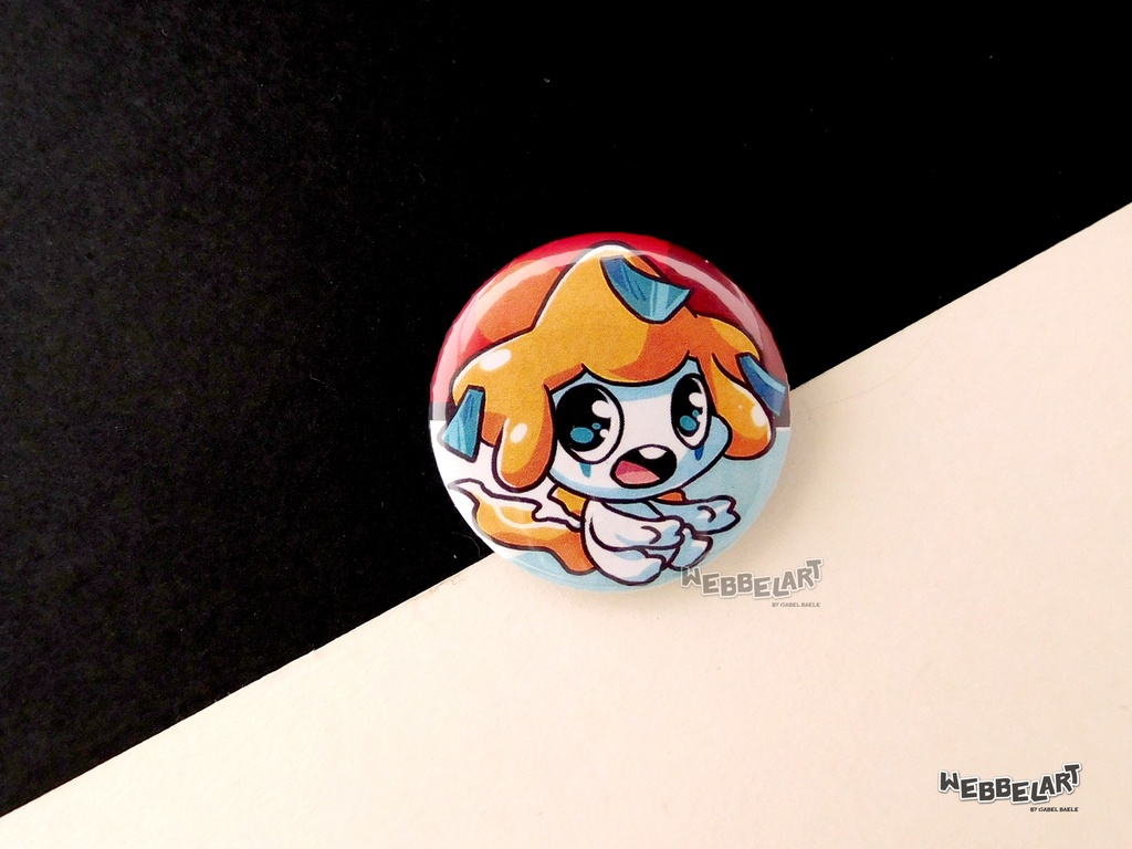 Button - Jirachi - 38mm Badge - #385 (Button)