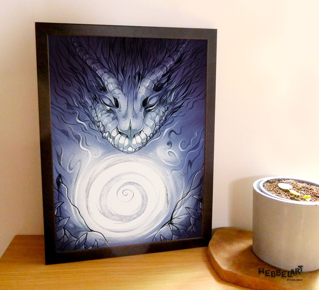 A3 Print Dragon Spell