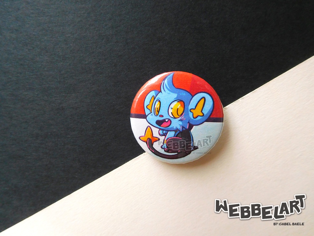 Button - Shinx - 38mm Badge - #403