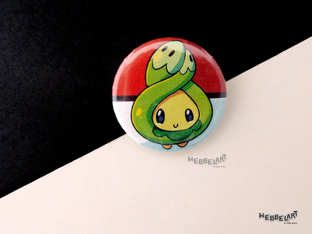 Button - Budew - 38mm Badge - #406
