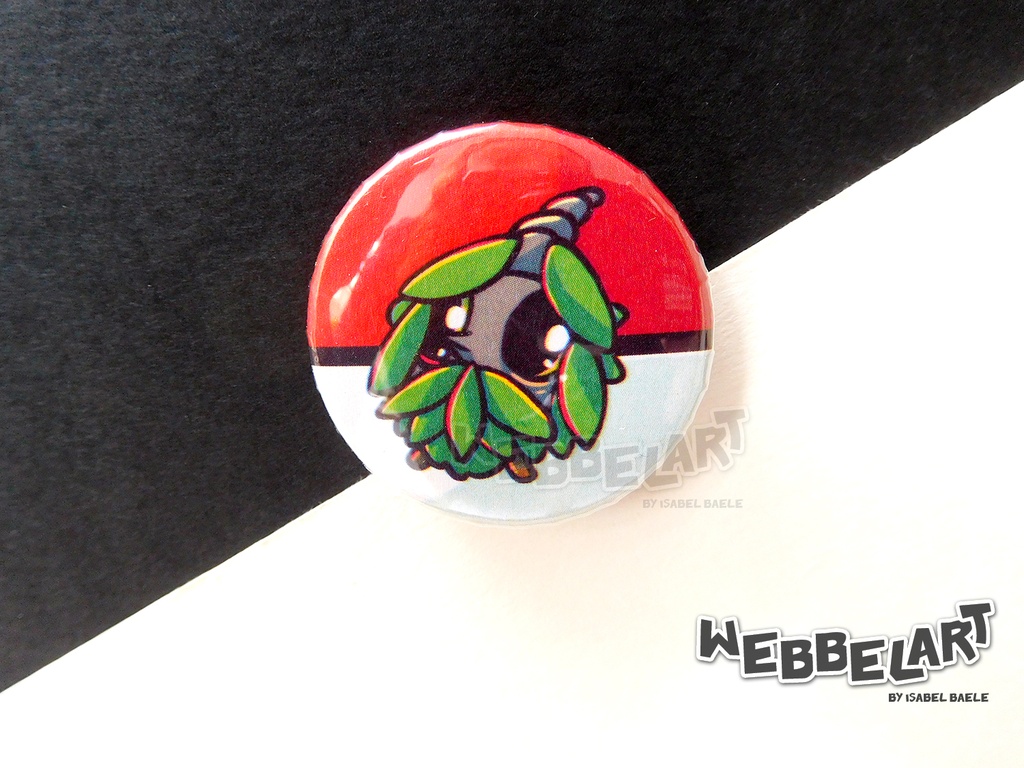 Button - Burmy - 38mm Badge - #412