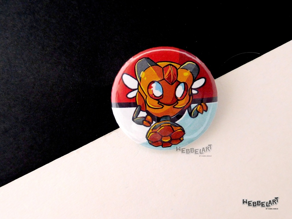 Button - Vespiquen - 38mm Badge - #416