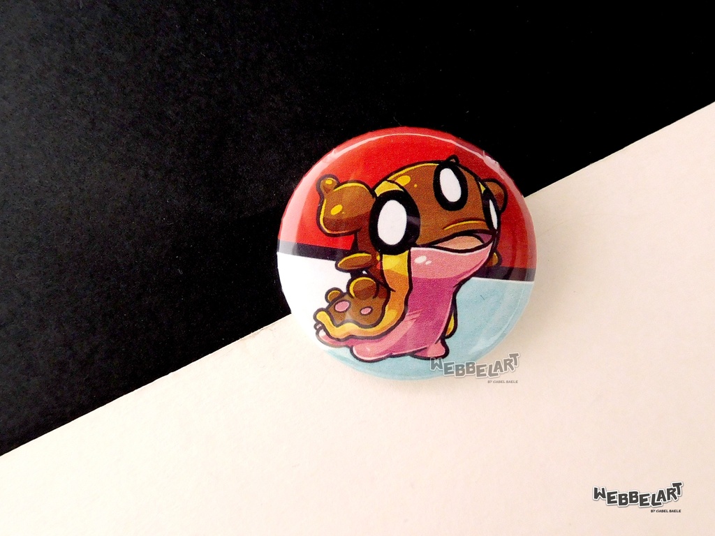 Button - Gastrodon - 38mm Badge - #423