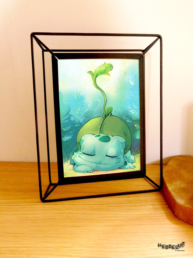 A5 Print Sleepy Bulbasaur