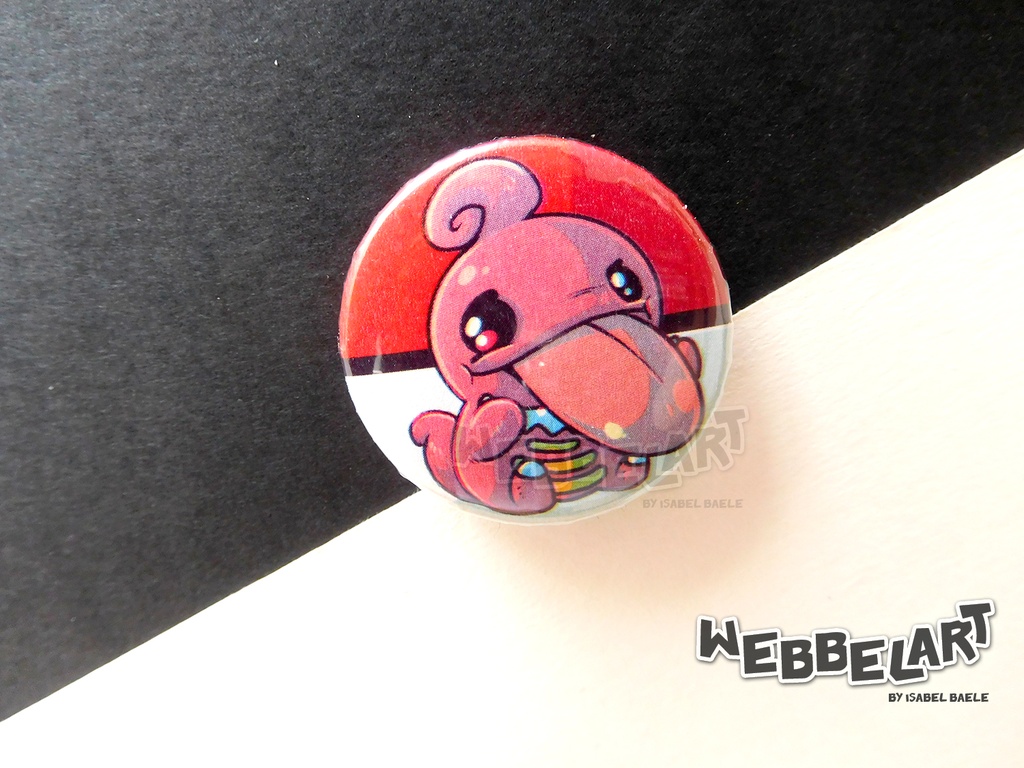 Button - Lickilicky - 38mm Badge - #463