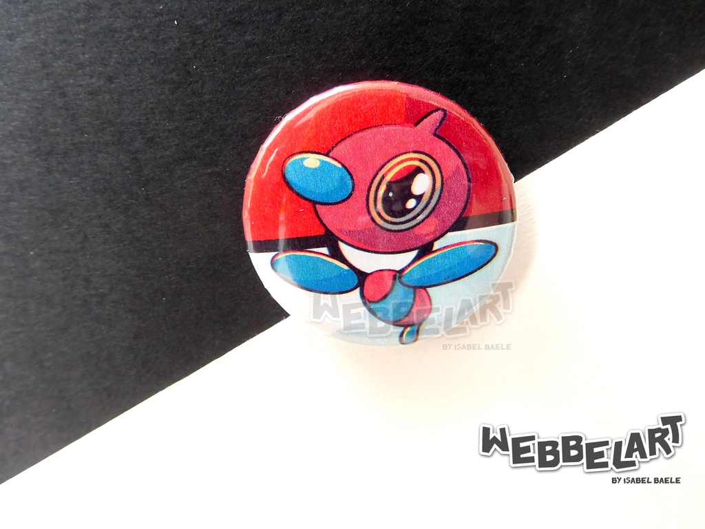 Button - Porygon-Z - 38mm Badge - #474