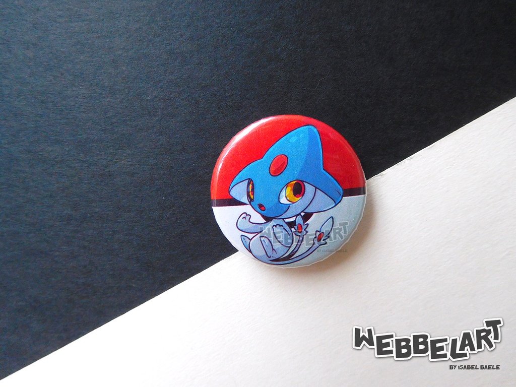 Button - Azelf - 38mm Badge - #482