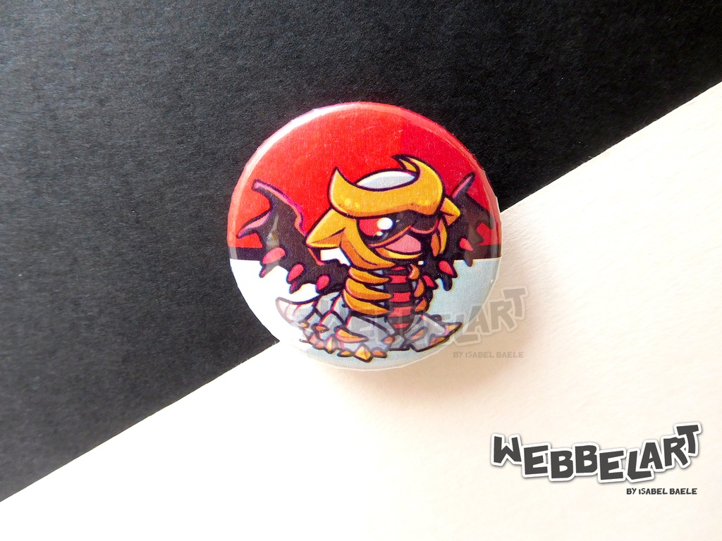Button - giratina - 38mm Badge - #487 (Button)