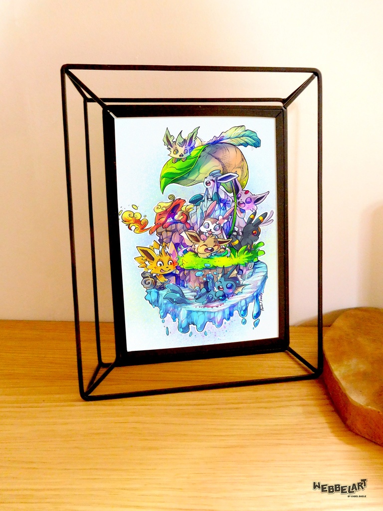 A5 Print Eeveelutions - Small Poster