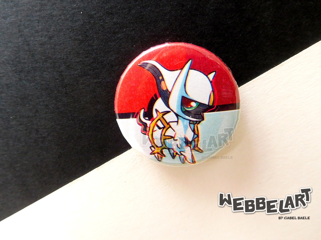 Button - Arceus - 38mm Badge - #493 (Button)