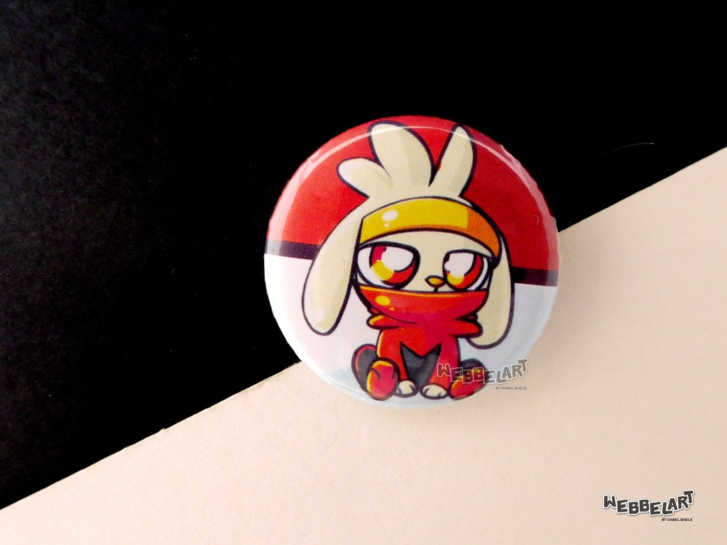 Button - Raboot - 38mm Badge - #814 (Button)
