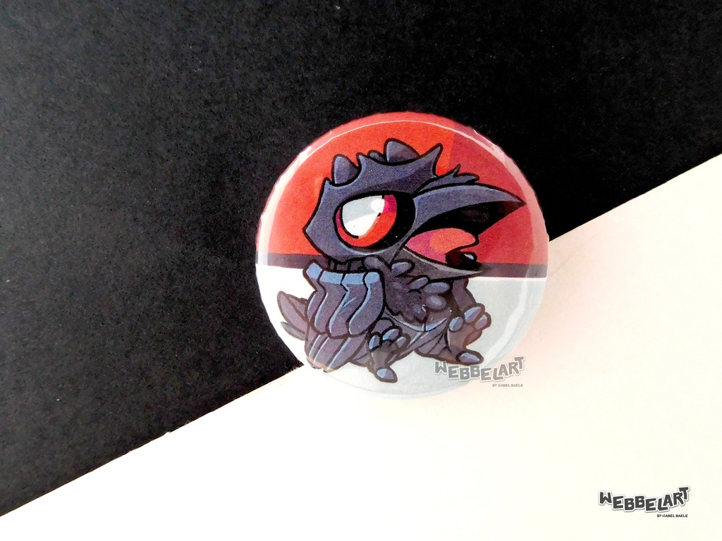 Button - Corviknight - 38mm Badge - #823 (Button)