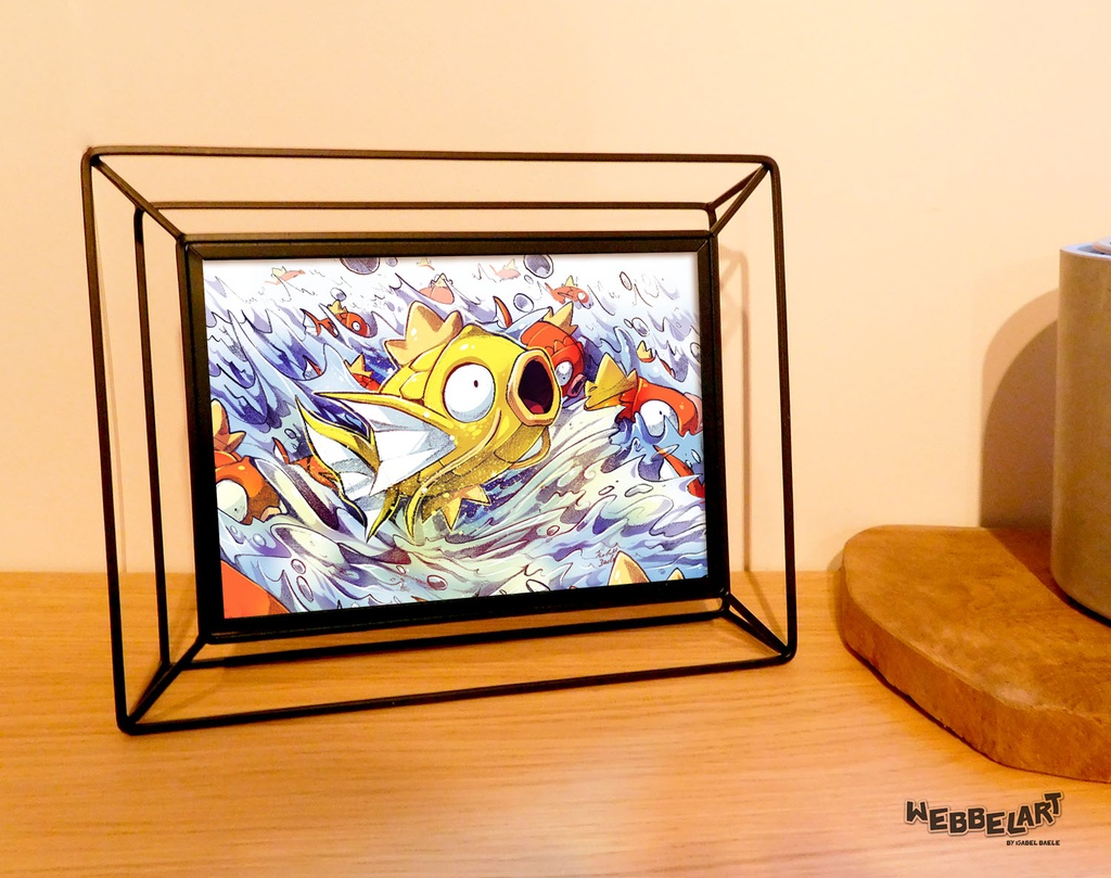 A5 Print Magikarp - Pokemon Fanart - Small Poster