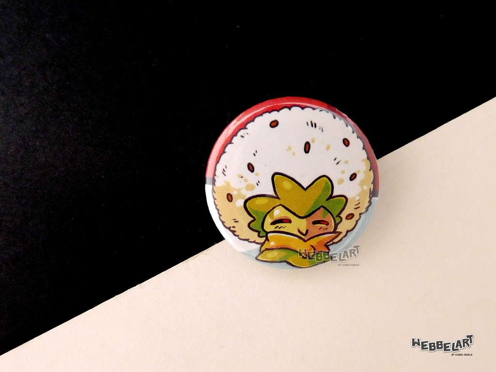 Button - Eldegoss - 38mm Badge - #830 (Button)