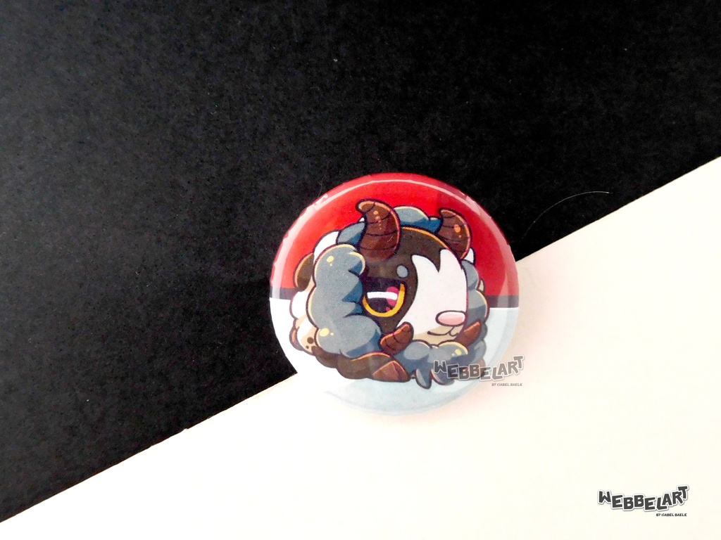 Button - Dubwool - 38mm Badge - #832 (Button)