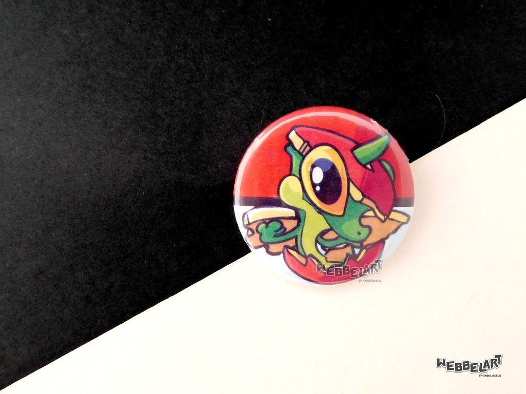 Button - Flapple - 38mm Badge - #841 (Button)
