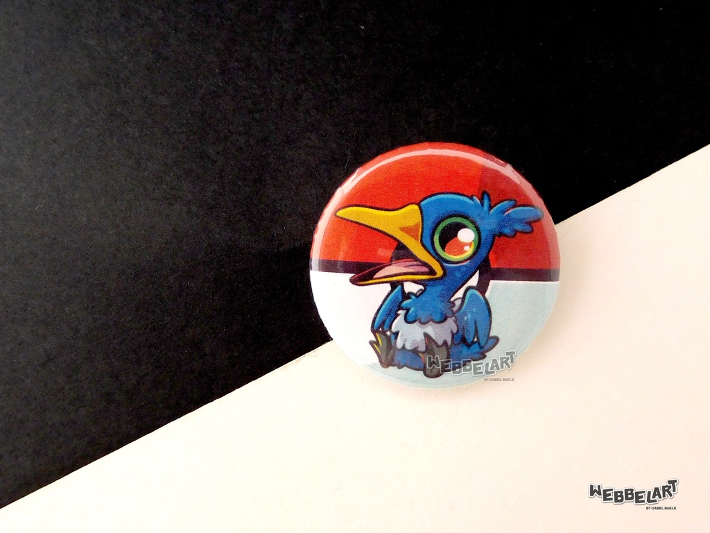 Button - Cramorant - 38mm Badge - #845 (Button)