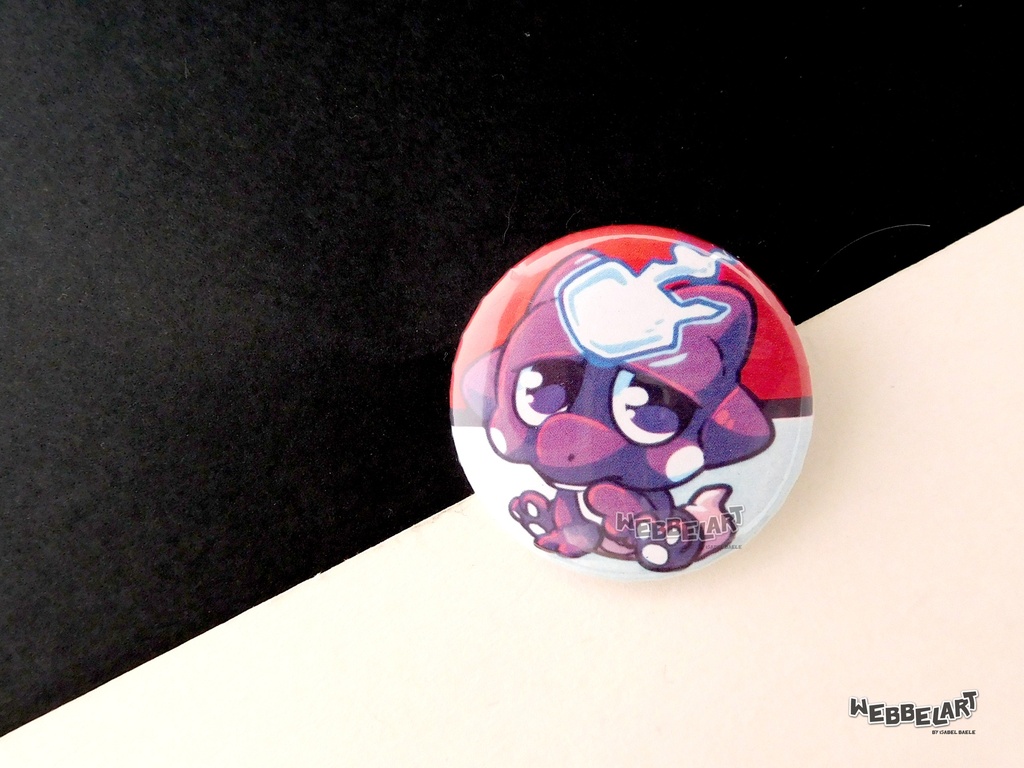 Button - Toxel - 38mm Badge - #848 (Button)