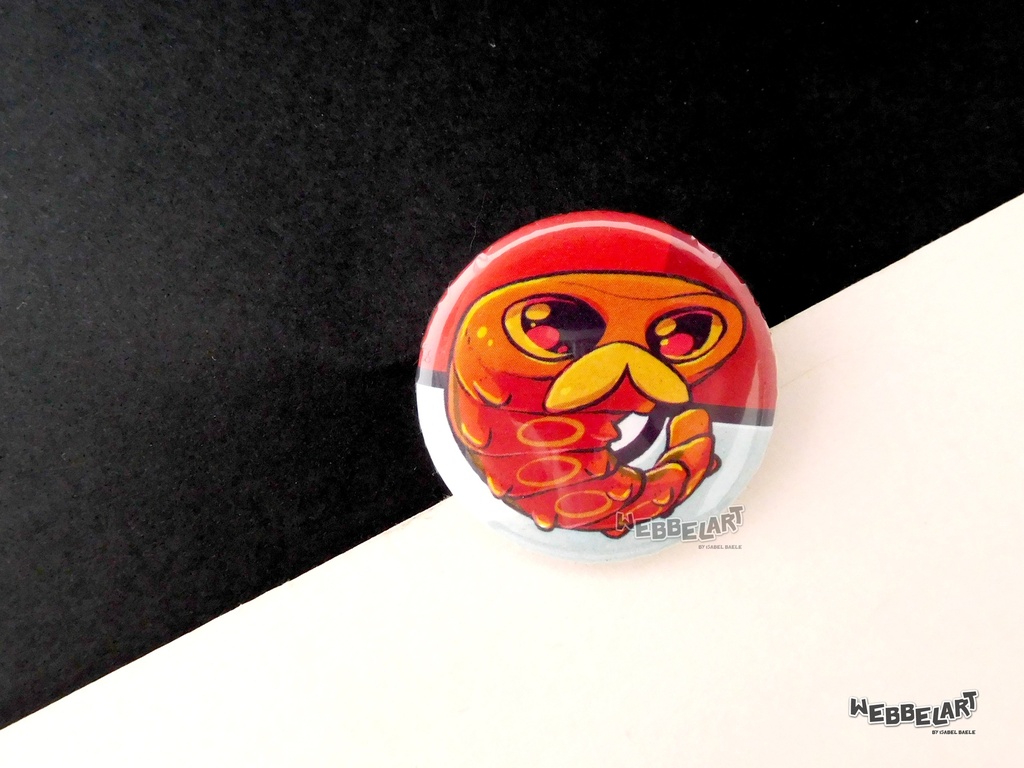 Button - Sizzlipede - 38mm Badge - #850 (Button)