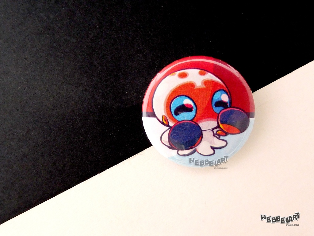 Button - Clobbopus - 38mm Badge - #852