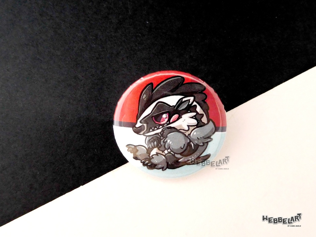 Button - Obstagoon - 38mm Badge - #862 (Button)