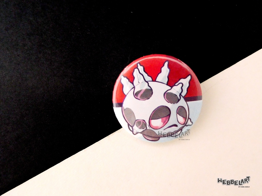 Button - Corsola Galarian - 38mm Badge - #222 (Button)