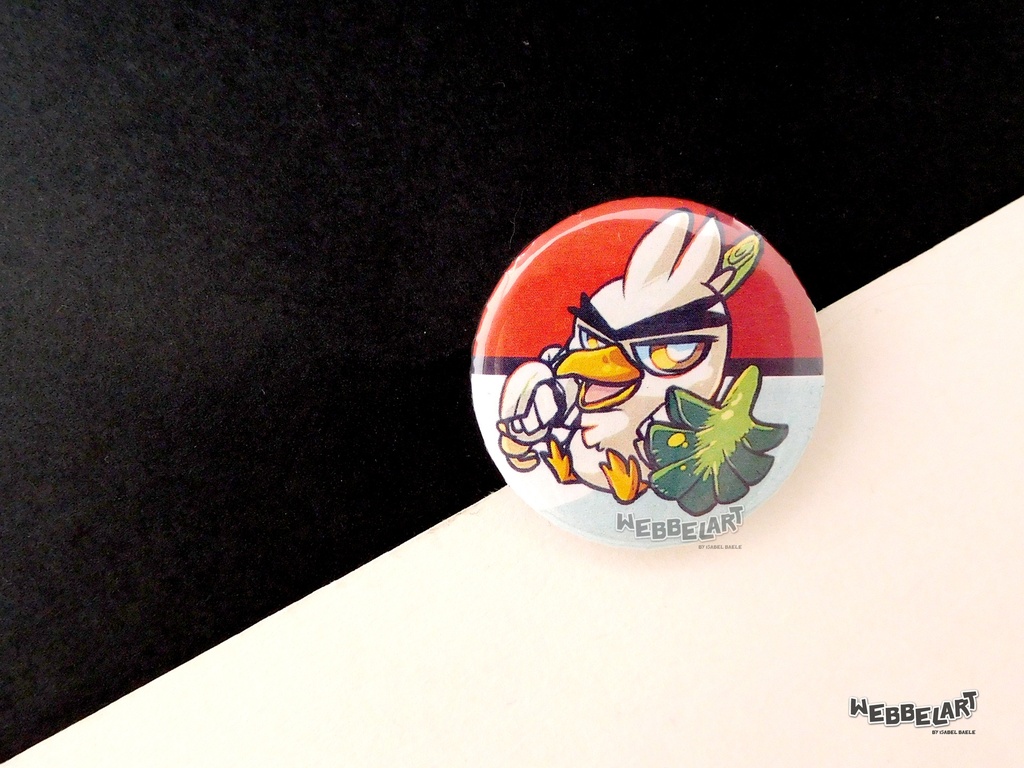 Button - Sirfetch'd - 38mm Badge - #865 (Button)
