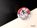 Button - Ponyta Galarian - 38mm Badge - #077