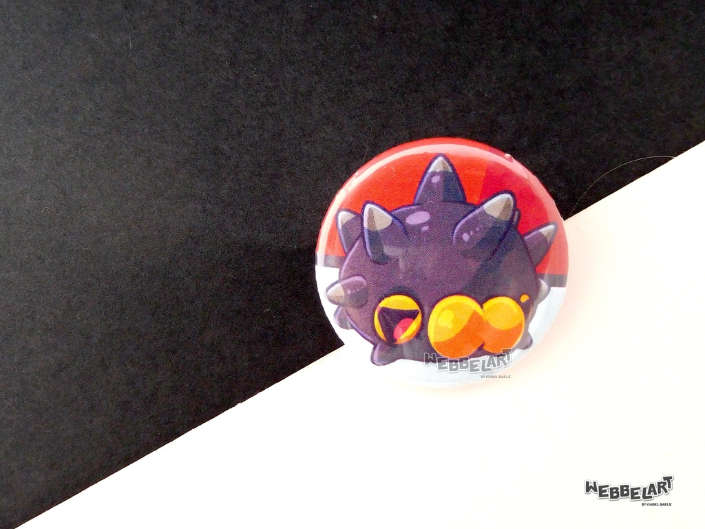 Button - Pincurchin - 38mm Badge - #871 (Button)