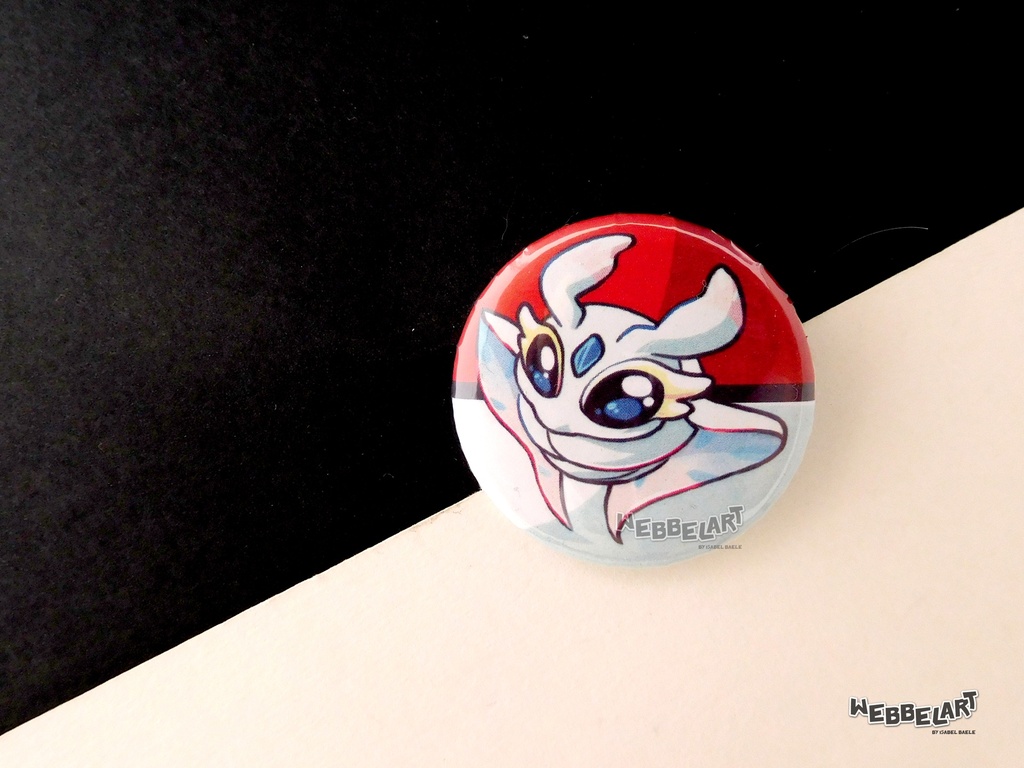 Button - Frosmoth - 38mm Badge - #873 (Button)