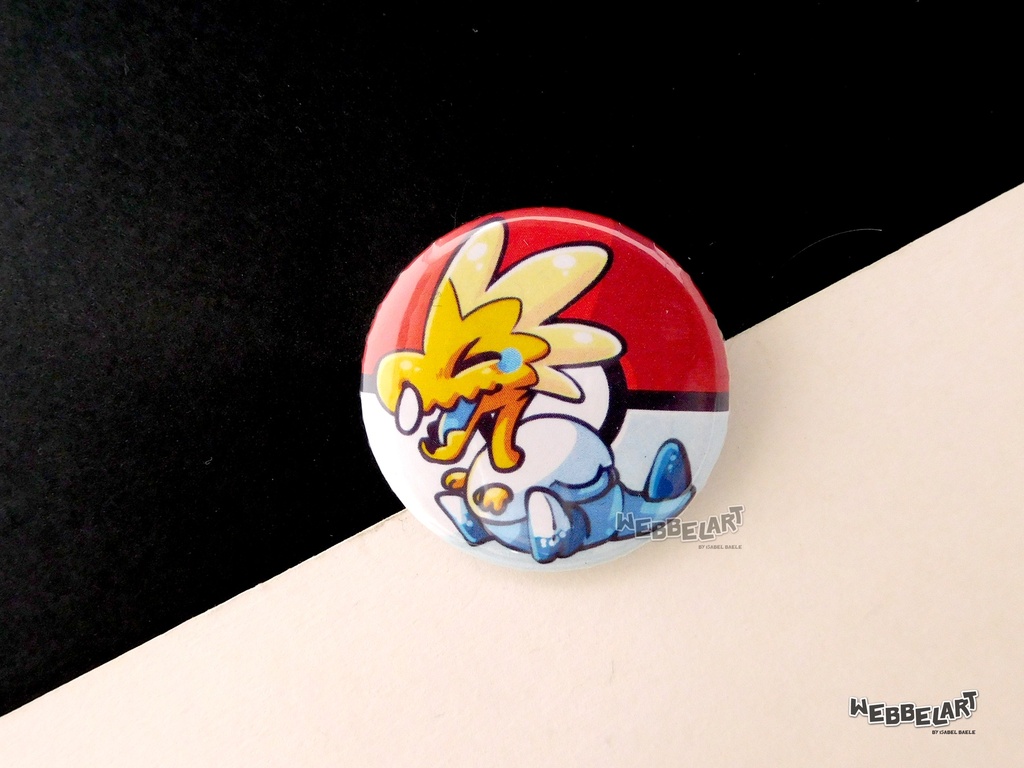 Button - Arctozolt - 38mm Badge - #881 (Button)