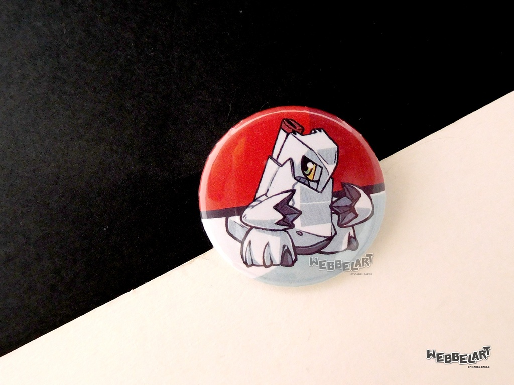 Button - Duraludon - 38mm Badge - #884