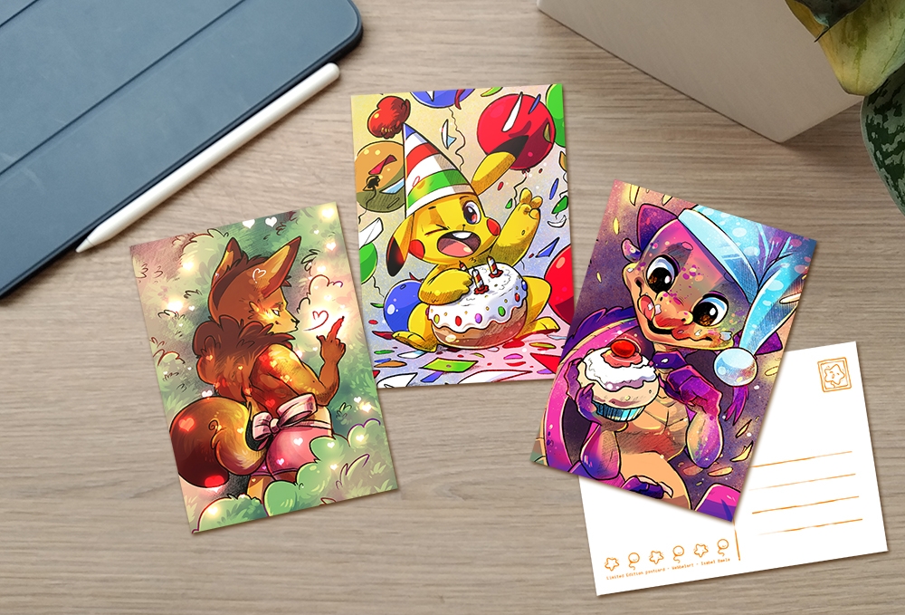 Postcard set - Celebrations - Limited Edition