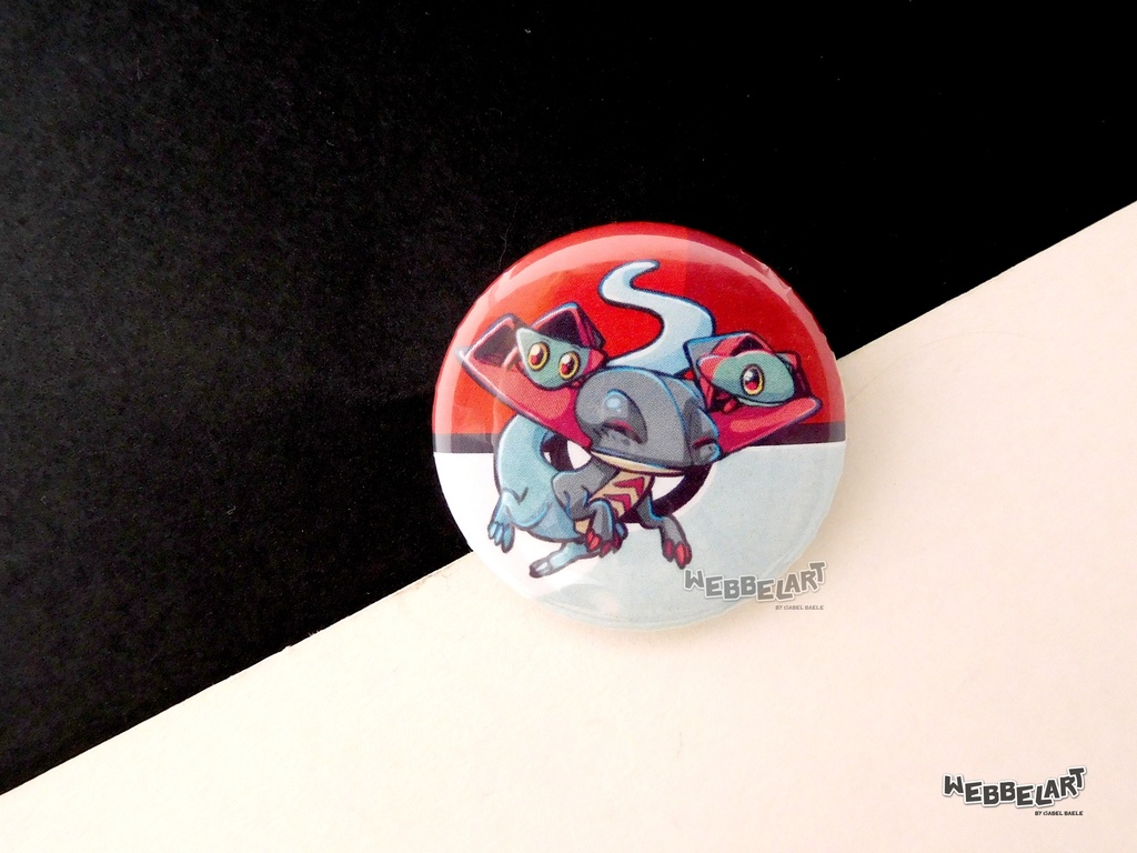 Button - Dragapult - 38mm Badge - #887 (Button)