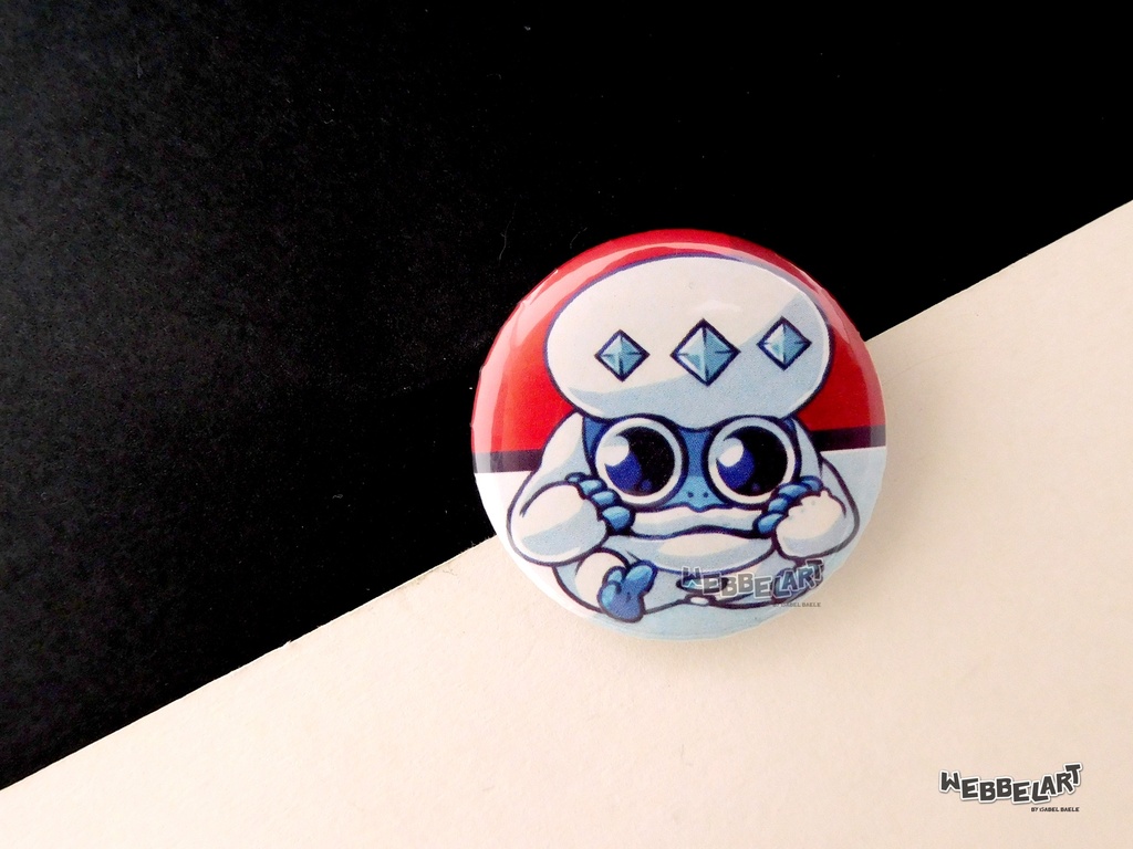 Button - Darmanitan Galarian - 38mm Badge - #555 (Button)