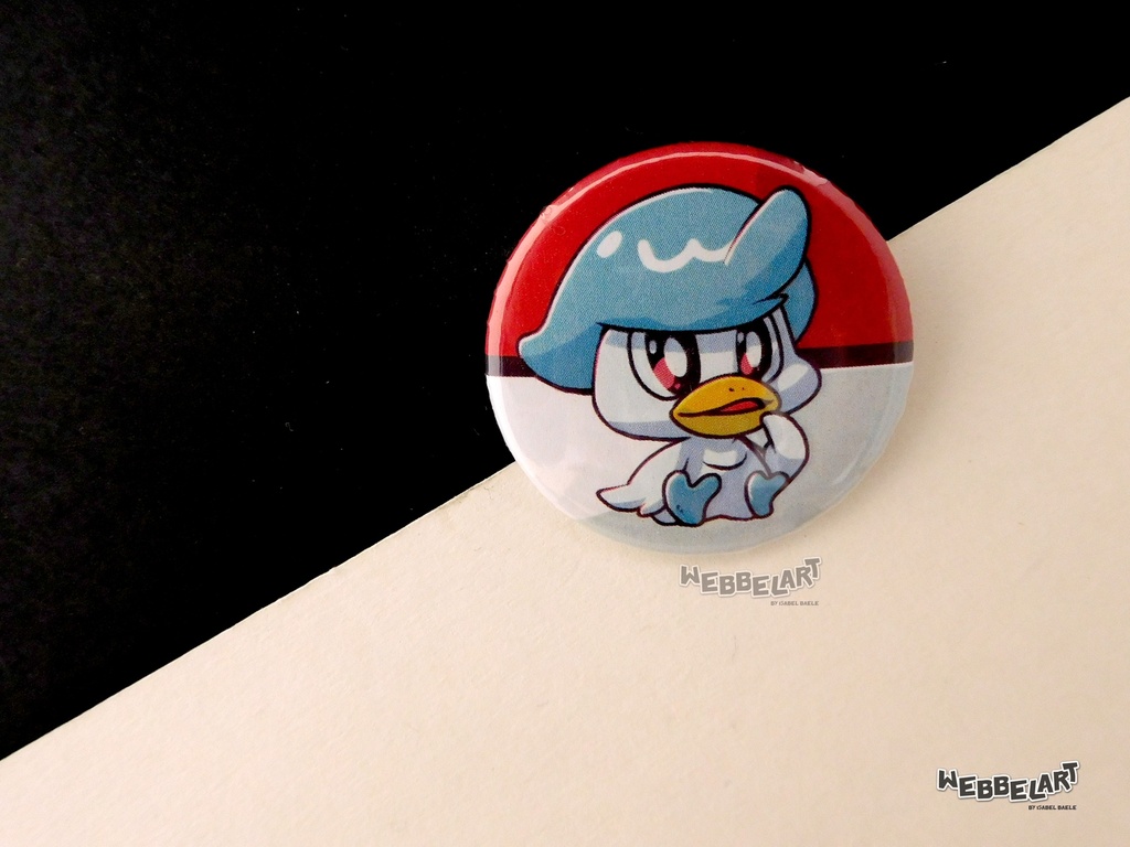 Button - Quaxly - 38mm Badge - #912 (Button)