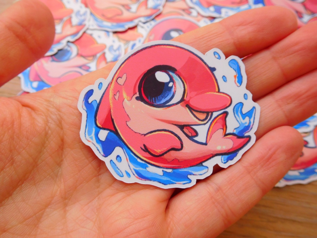 Pink Dolphin- Sticker (LIMITED)