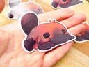 lazy Little Platypus Sticker
