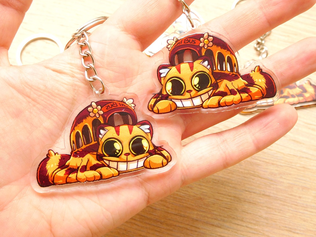 Cosplay Kitty - Catbus - Acrylic keychain