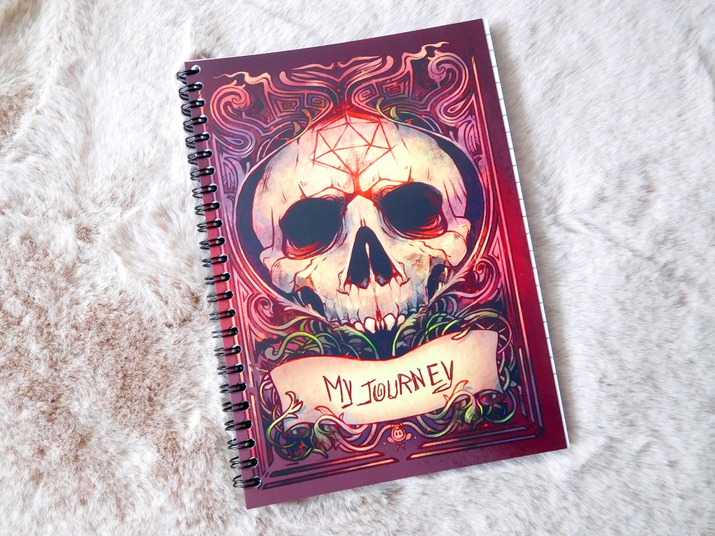 Notebook - My Journey - Skull Edition