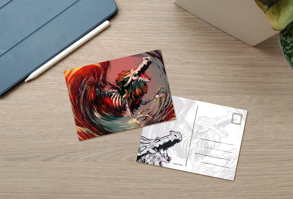 Postcard set - Halloween Dragon - Limited Edition